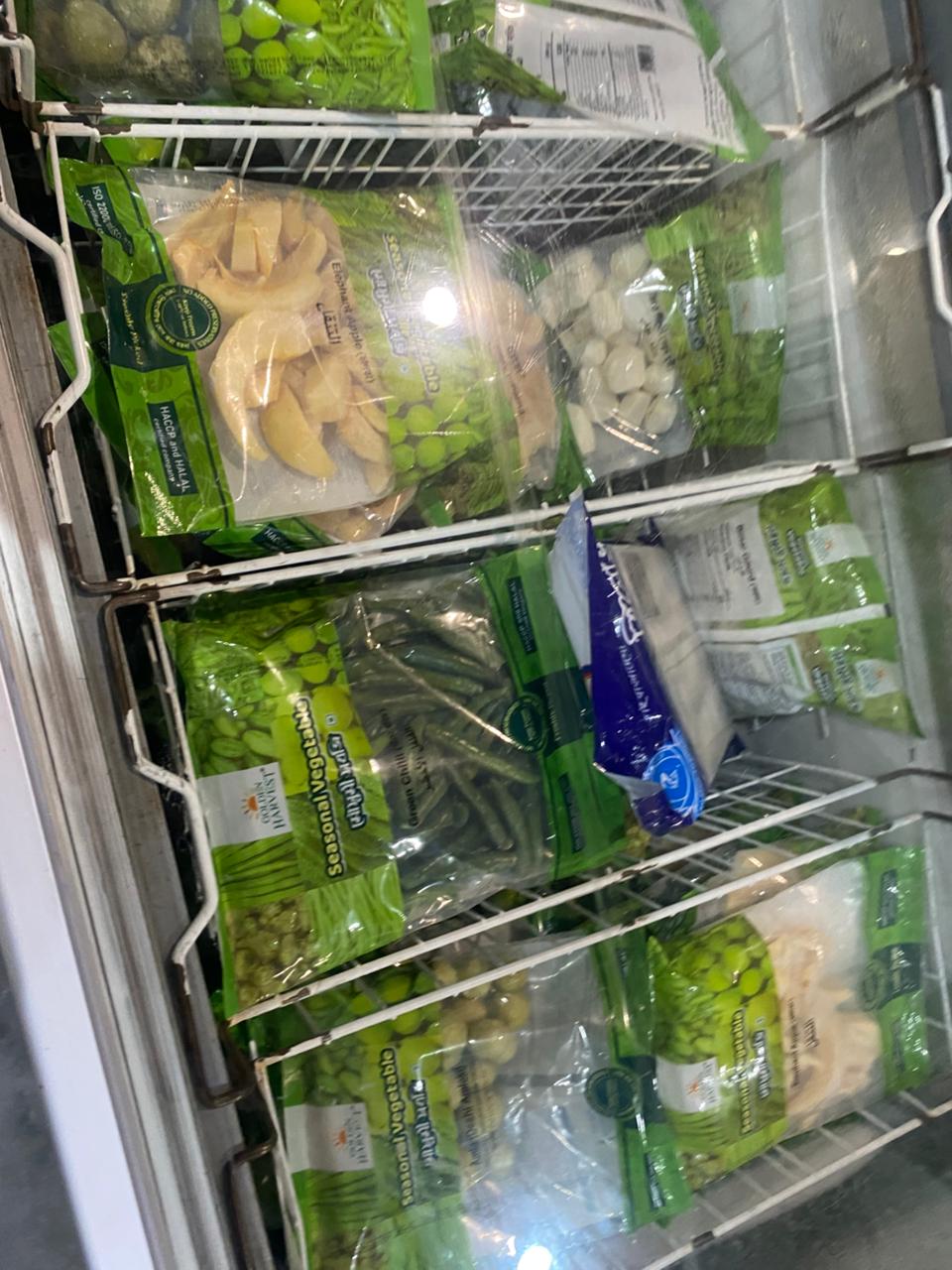 Additional fresh vegetables